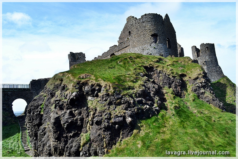 Замок Данлюс – между Шотландией и Ирландией / Фото из Великобритании