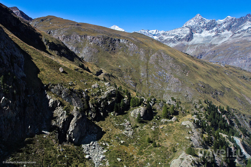 Подъем на Klein Matterhorn / Фото из Швейцарии