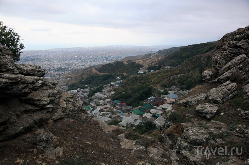 Вид на Махачкалу с горы Тарки-Тау / Фото из России