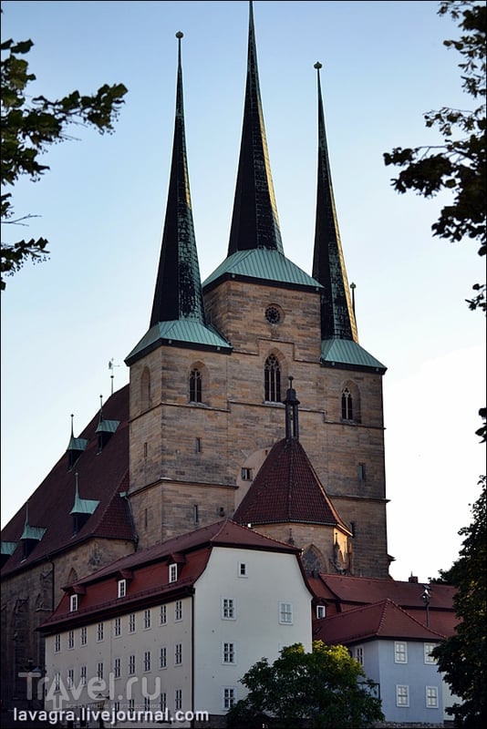Северикирхе (церковь Святого Севера) в Эрфурте, Германия / Фото из Германии