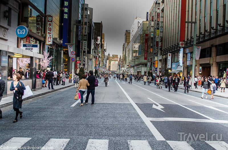 Улица Гинза в Токио, Япония / Фото из Японии
