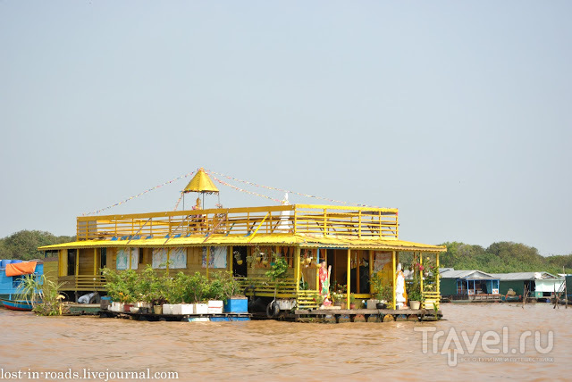 Озеро Тонлесап, деревни на воде. Камбоджа / Камбоджа