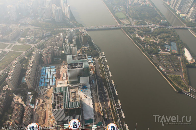 Китай, Гуанчжоу: башня Кантон / Фото из Китая