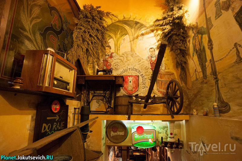 Интересные места в Праге - Ресторан Sm&#237;chovsk&#253; Radni&#269;n&#237; Skl&#237;pek / Чехия