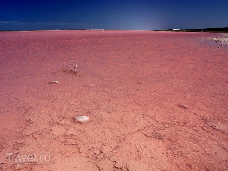 Длина мелководного озера Хильер не превышает 600 метров, Австралия / Австралия