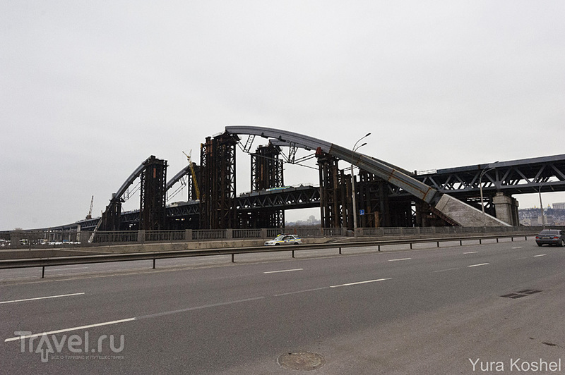 Подольский мост  в Киеве, Украина / Фото с Украины