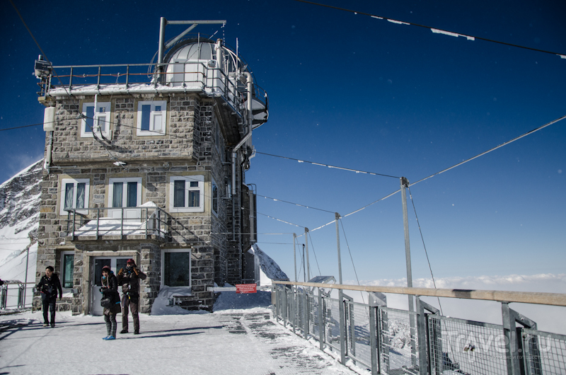 Обсерватория "Сфинкс" на вершине Юнгфрау / Фото из Швейцарии