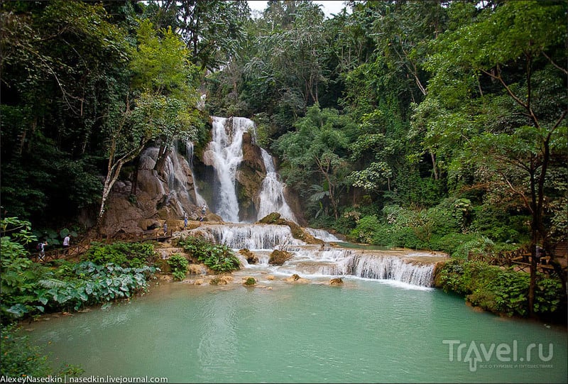 Тат Куанг Си. Лесной водопад в Лаосе / Лаос
