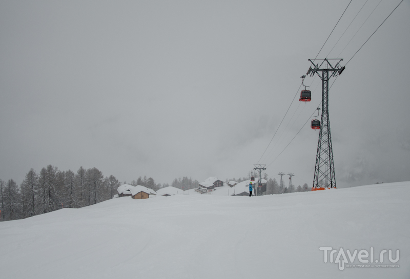 Снег и туман на Торренте / Фото из Швейцарии