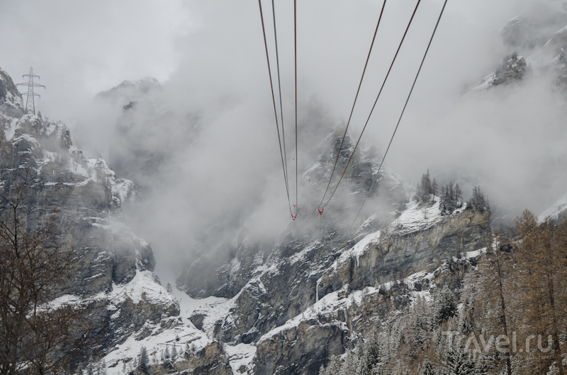 Гемми в облаках / Фото из Швейцарии