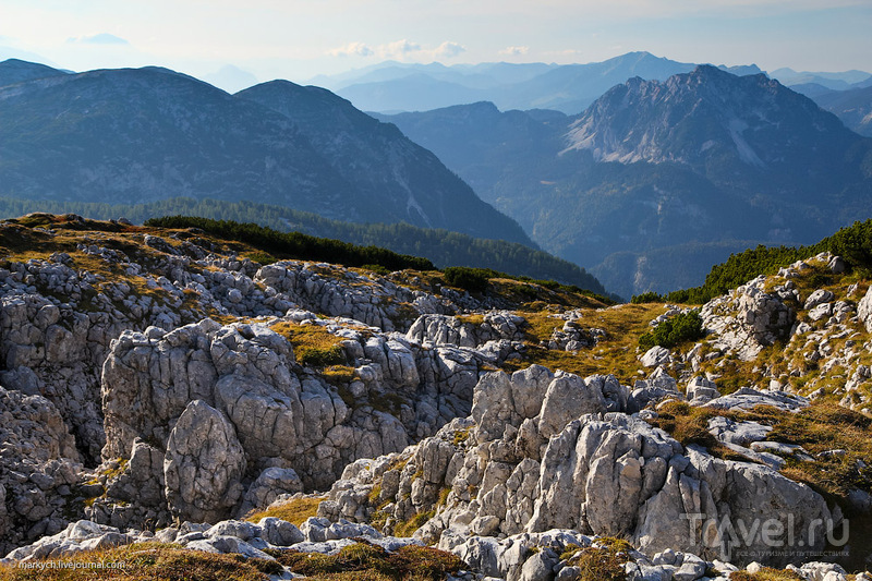 На известняковом плато Дахштайн в австрийских Альпах / Фото из Австрии