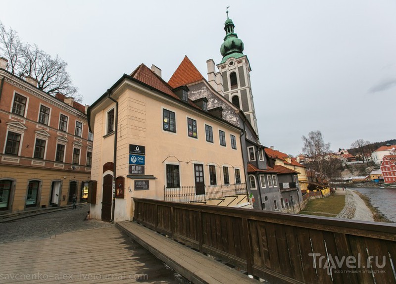 В городе Чески-Крумлов, Чехия / Фото из Чехии