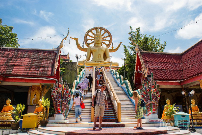 Храм Wat Phra Yai на острове Самуи, Таиланд / Фото из Таиланда