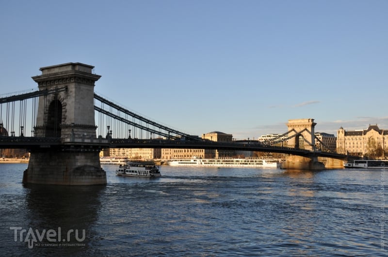 Цепной мост Сечени в Будапеште, Венгрия / Фото из Венгрии
