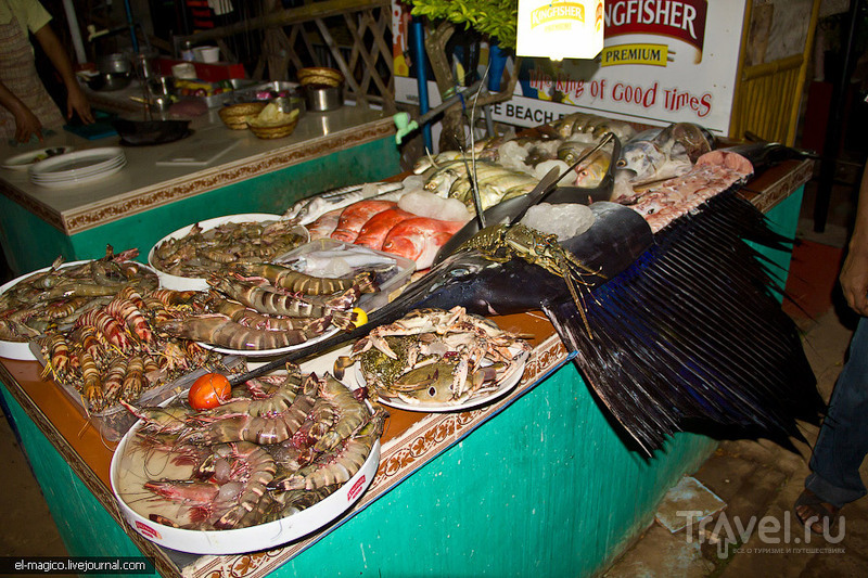 Варкала: рыбацкая деревня и рынок / Фото из Индии