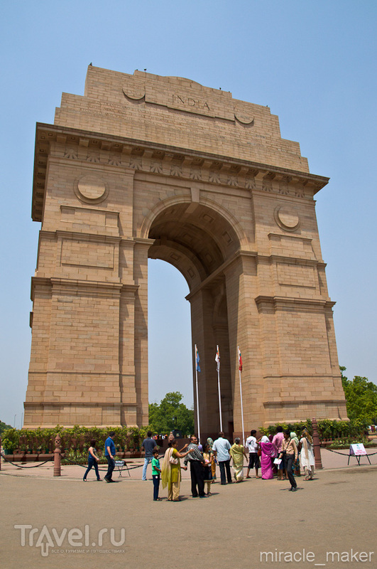 "Ворота Индии" в Дели, Индия / Фото из Индии