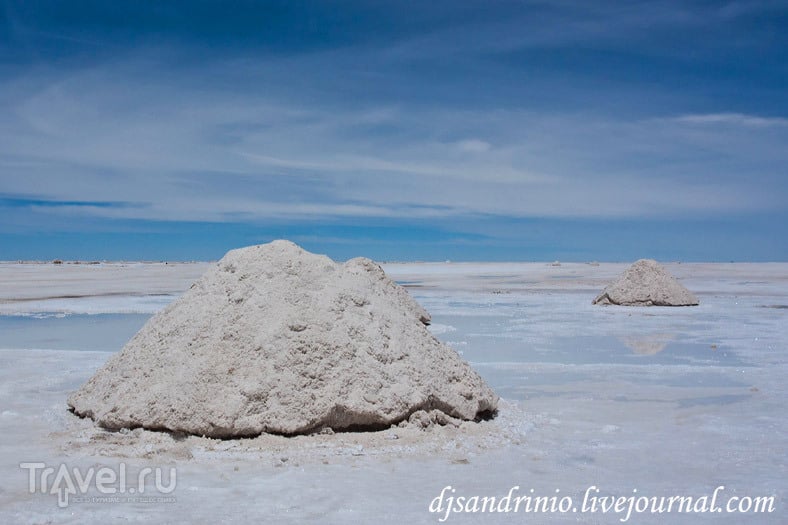 Solar de Uyuni, Montones de Sal, Ojos del Salar, Playa Blanca / Боливия