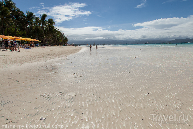 Белый пляж на острове Боракай, Филиппины / Фото с Филиппин