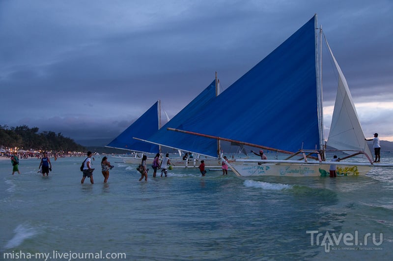 Боракай. Белый пляж, прогулка на лодке / Фото с Филиппин
