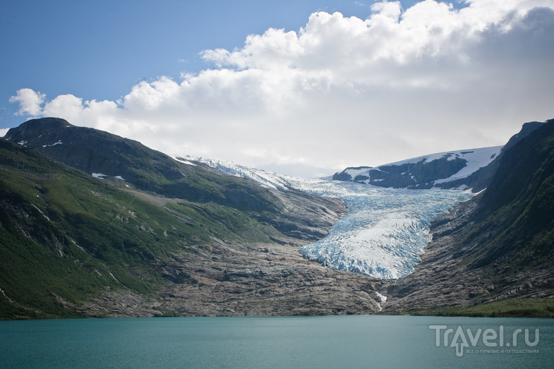 В царстве льда - ледник Svartisen / Фото из Норвегии