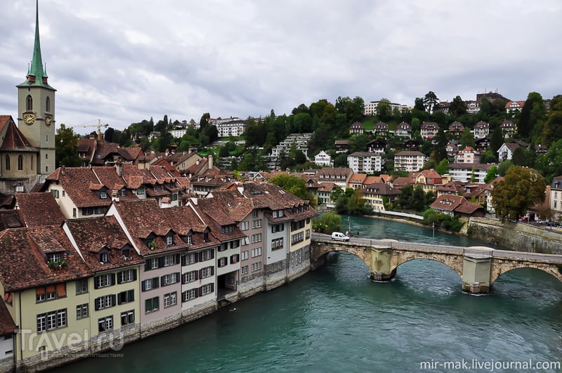 Мост Унтерторбрюке в Берне, Швейцария / Фото из Швейцарии