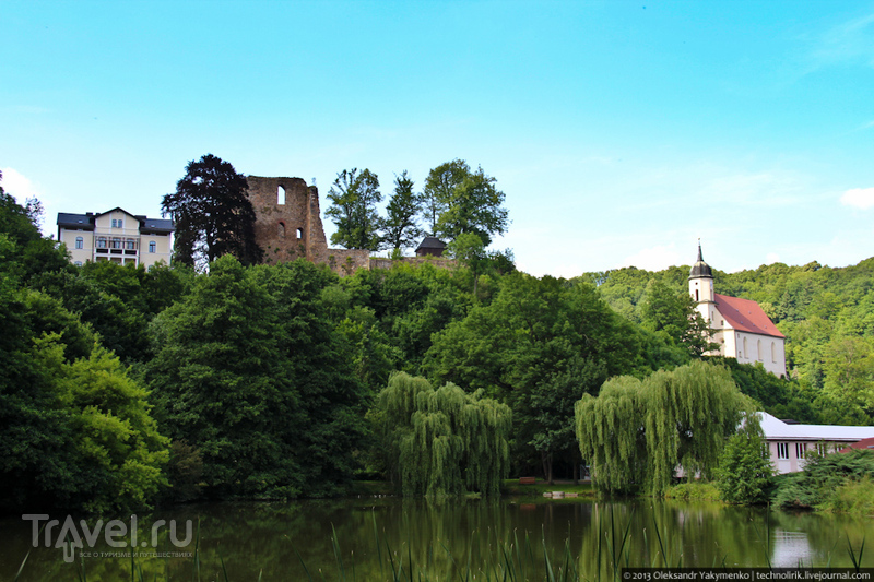 Тарандт: руины замка и заброшенный дворец / Германия