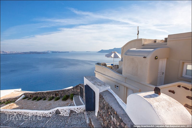 Бело-голубая магия Санторини / Фото из Греции