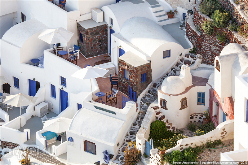 Бело-голубая магия Санторини / Фото из Греции