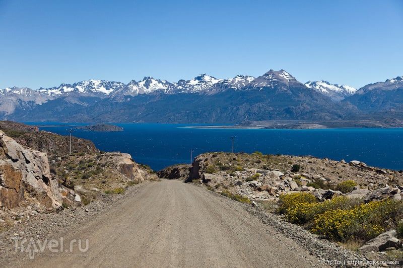 Лазурь и мрамор озера Буэнос-Айрес - Хенераль-Каррера / Фото из Аргентины