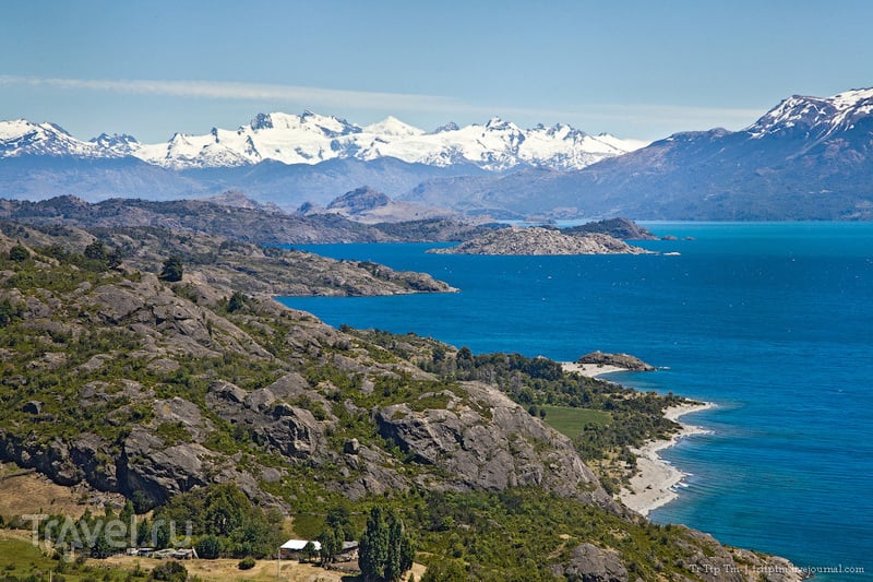 Лазурь и мрамор озера Буэнос-Айрес - Хенераль-Каррера / Фото из Аргентины