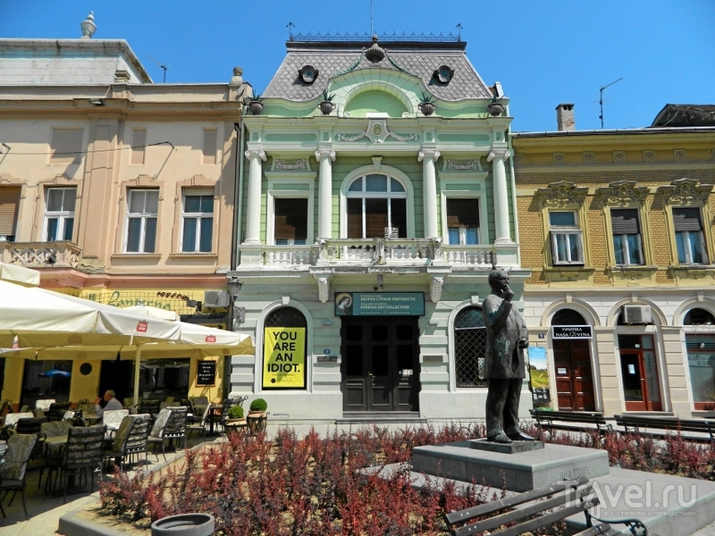 Памятник Яше Томичу в Нови-Саде, Сербия / Фото из Сербии