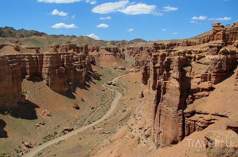 Бастионы Чарынского каньона / Фото из Казахстана