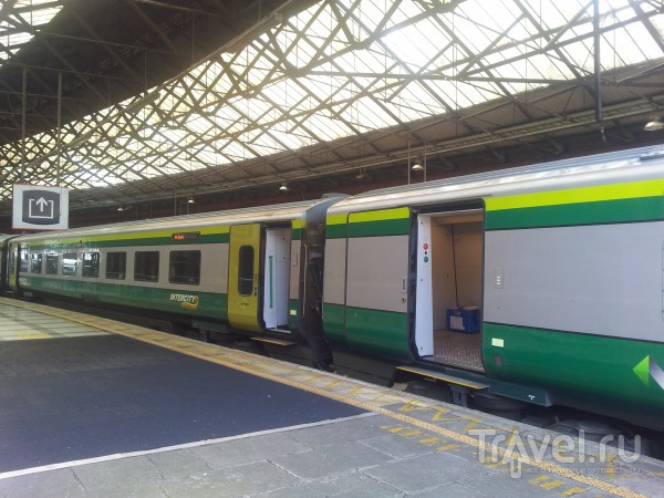 Железные дороги Ирландии (Irish Rail или Iarnrod Eireann), поездка на поезде из Корка в Дублин / Ирландия