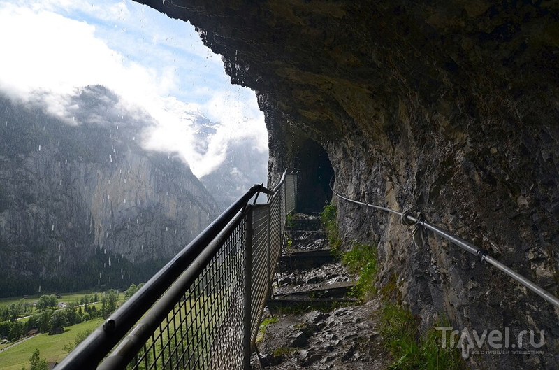 Швейцария: водопад Штауббах (Staubbach) / Фото из Швейцарии