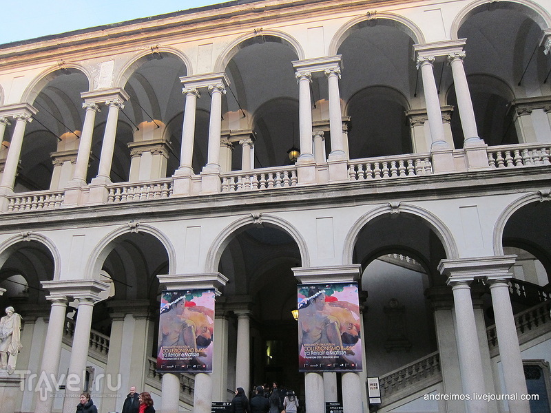 Пинакотека Брера (Pinacoteca di Brera)  в Милане, Италия / Фото из Италии