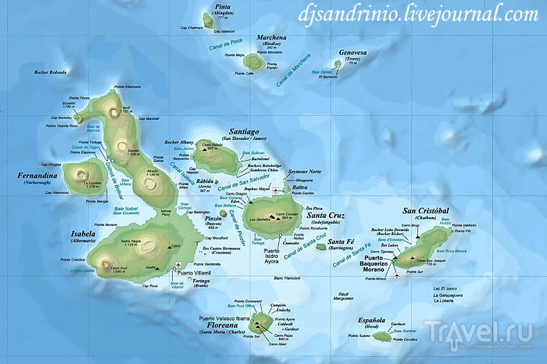 The Galápagos Islands, Baltra, Santa Cruz / 