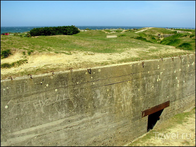 Pointe Du Hoc - место высадки союзных войск в Нормандии / Франция