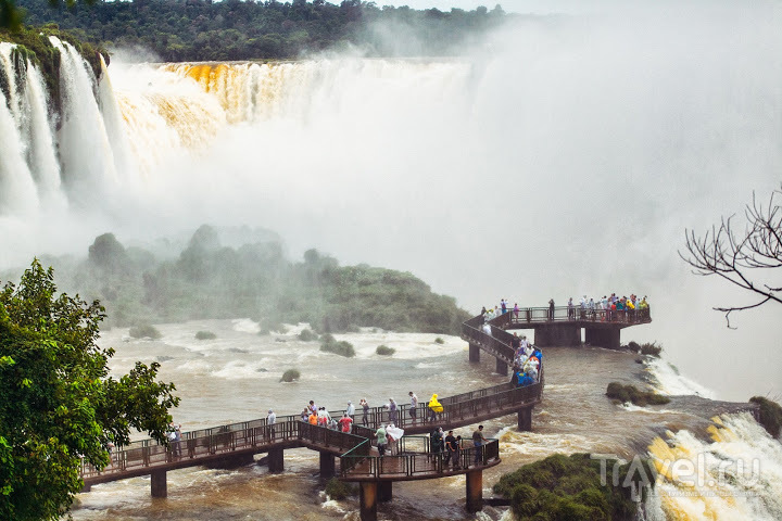 Глотка Дъявола (водопады Игуасу) / Фото из Аргентины