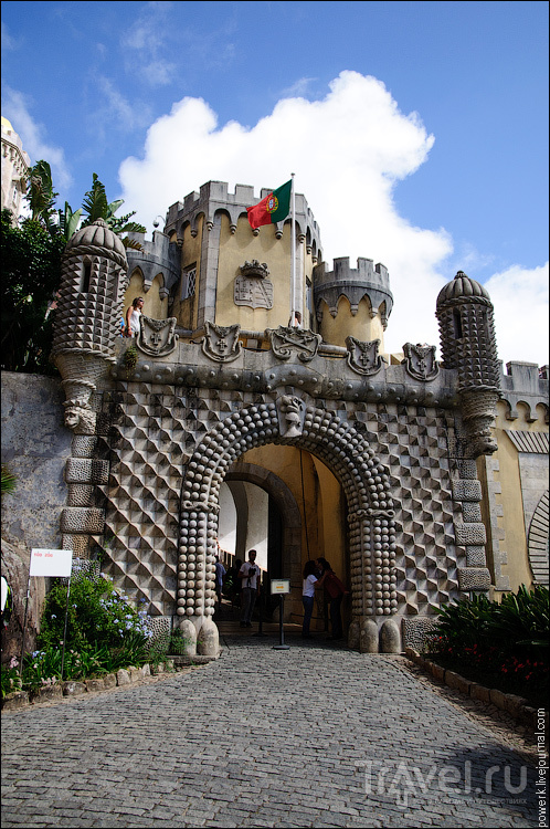 Синтра - дворец Пена / Фото из Португалии