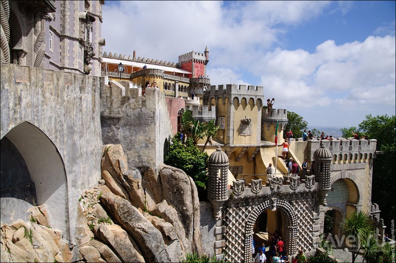 Синтра - дворец Пена / Фото из Португалии