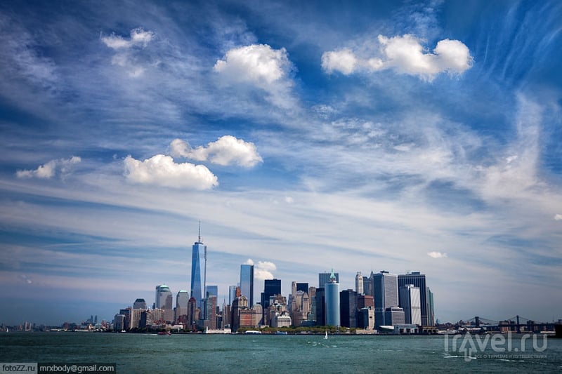 Манхэттен в Нью-Йорке, США / Фото из США
