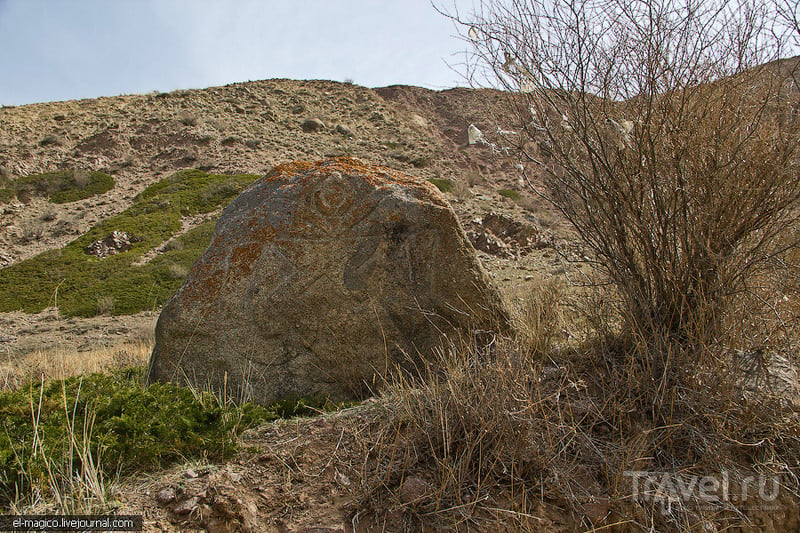 Тамга-Таш - буддистские камни на севере Киргизии / Фото из Киргизии