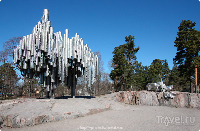 Памятник Яну Сибелиусу в Хельсинки, Финляндия / Фото из Финляндии