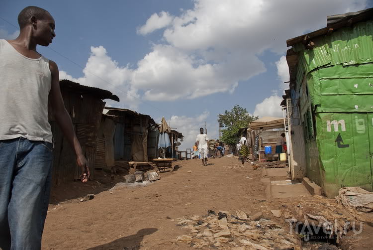 В трущобах на окраине Найроби, Кения / Фото из Кении