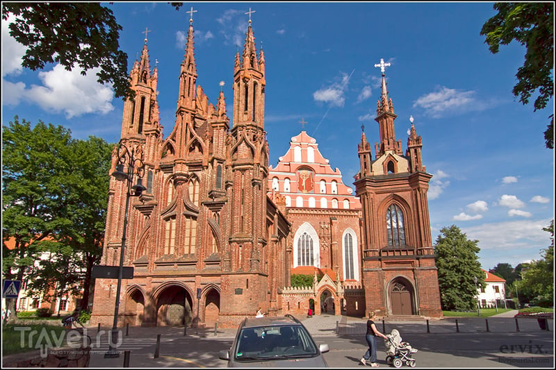 Костел Святой Анны в Вильнюсе, Литва / Фото из Литвы