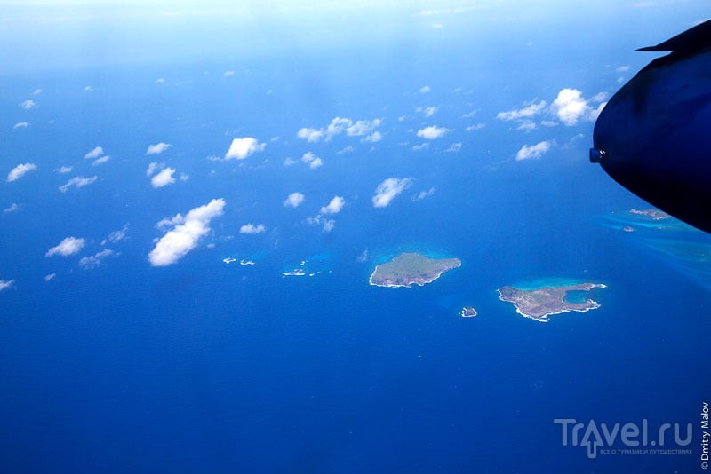 Острова Лардж-Айлет и Фригит / Фото с Сент-Винсента и Гренадин