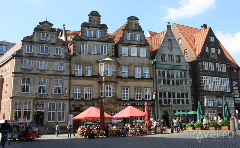 Рыночная площадь, город Бремен, Германия / Фото из Германии