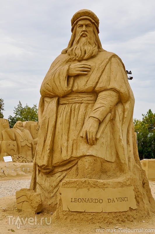 Фестиваль песчаных скульптур в Бургасе / Фото из Болгарии