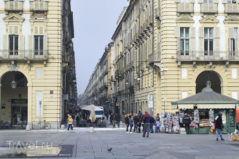 Виа Гарибальди в Турине, Италия / Фото из Италии