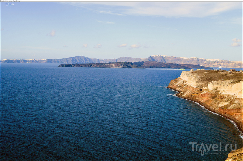 Red beach и самая южная точка острова / Фото из Греции